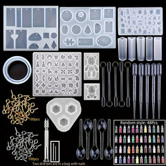 Epoxy Resin Silicone Mold Kit for DIY Jewelry Making