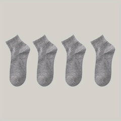 Women's Ribbed Short Socks Breathable & Comfy Stockings