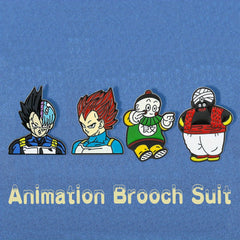 Kids Cartoon Enamel Pin Set for Clothing Hats Backpacks