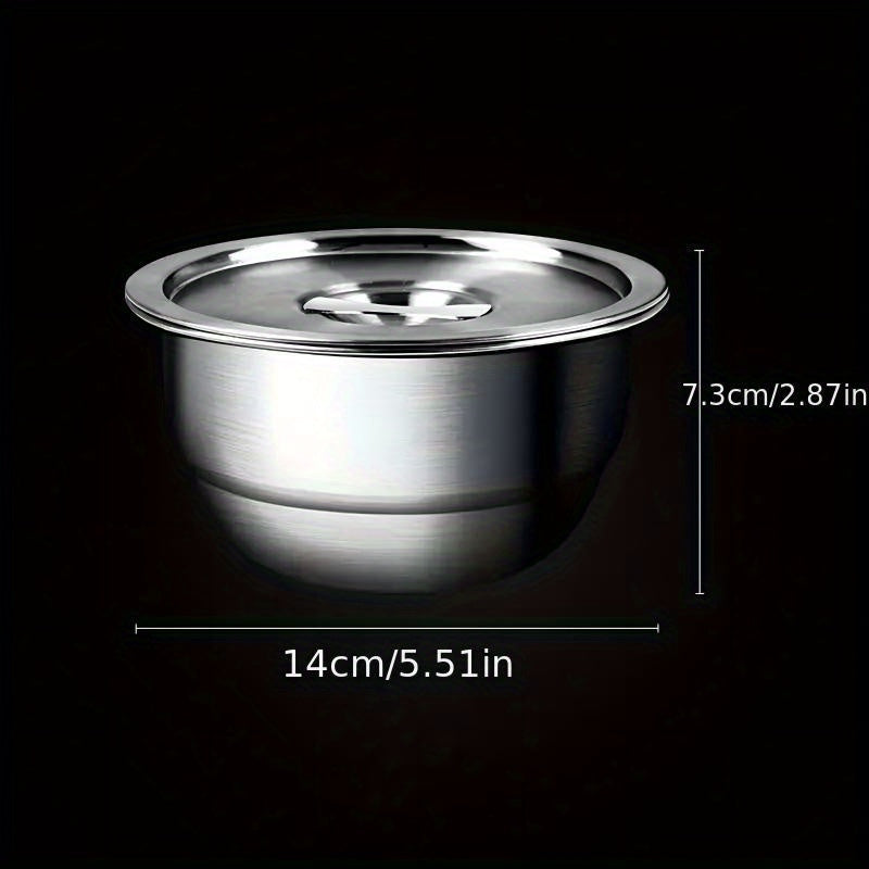 304 Stainless Steel Egg Steaming Bowl for Camping & Picnics