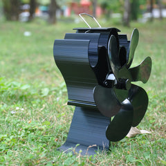 Aluminum Firewood Stove Fan with 6 Blades