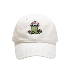 Frog Embroidered Baseball Cap, Absorbent Sweat Hat
