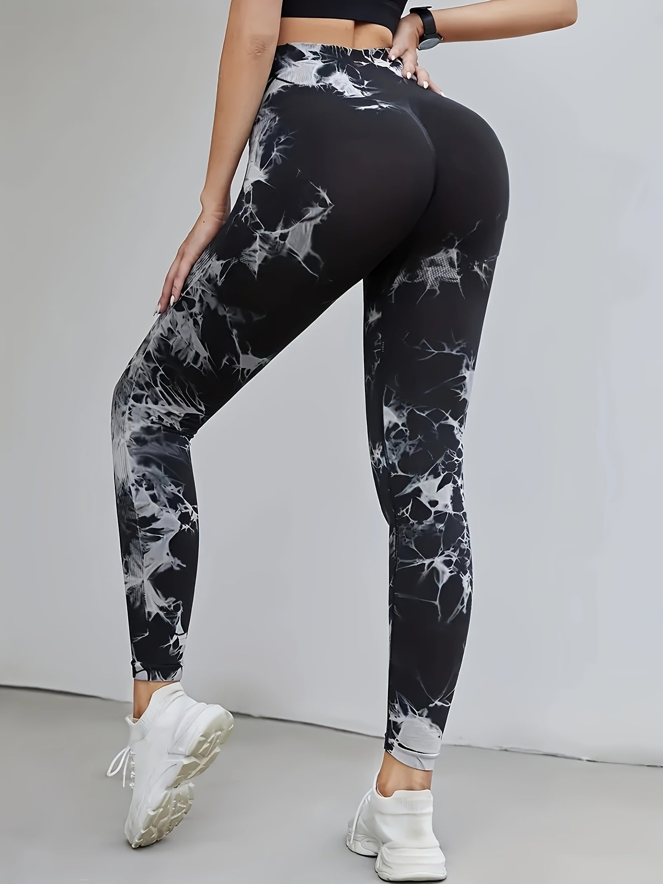 Tie Dye High Waist Yoga Seamless Sports Leggings