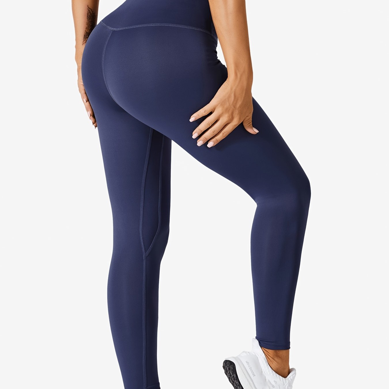 Solid Seamless Yoga Sports Leggings Quick drying Slim Fit Leggings