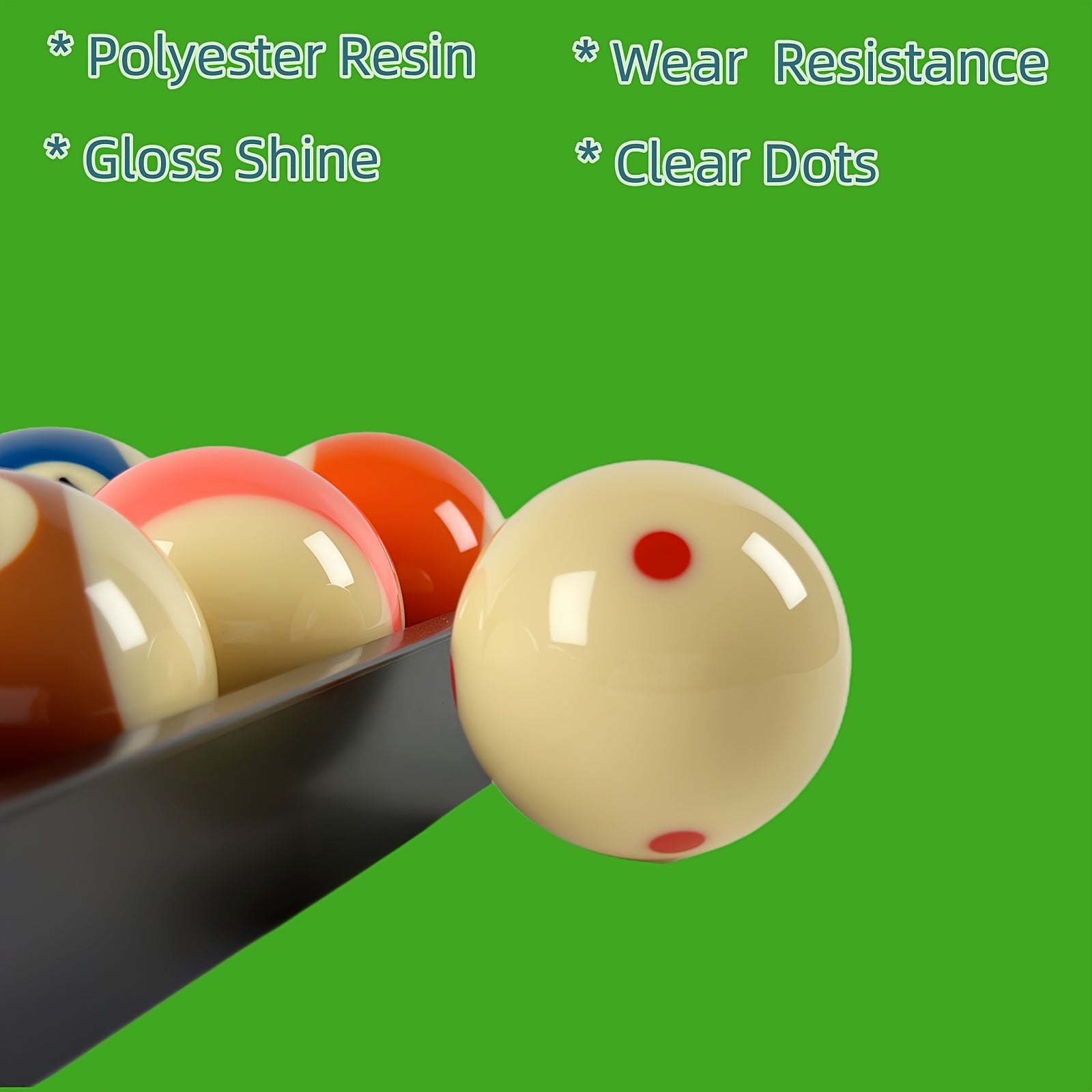 Billiard Red Dot Cue Ball With Storage Bag Practice Ball
