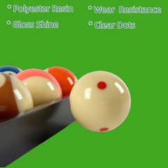 Billiard Red Dot Cue Ball With Storage Bag Practice Ball