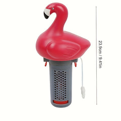Flamingo Pool Chlorine Dispenser Fits 2 Tabs Bromine Holder