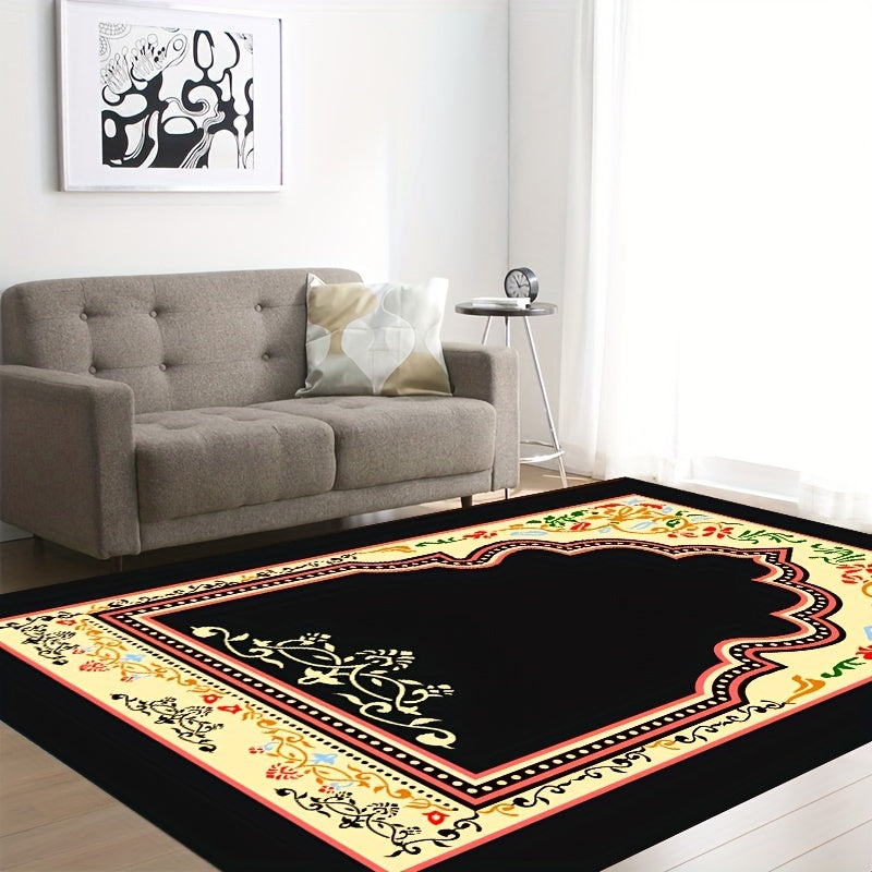 Boho Anti Fatigue Kitchen Rugs Vintage Absorbent Non Slip Rugs