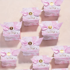 10pcs Pink Leaves Party Supplies
