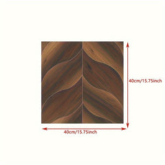 Wood Grain Tile Stickers Waterproof Self Adhesive Thicken
