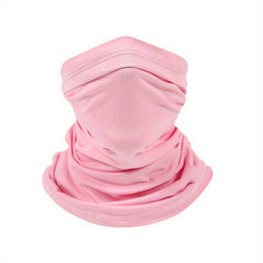 Ice Viscose Sunscreen Neck Cover Solid Breathable Warm Neck Gaiter