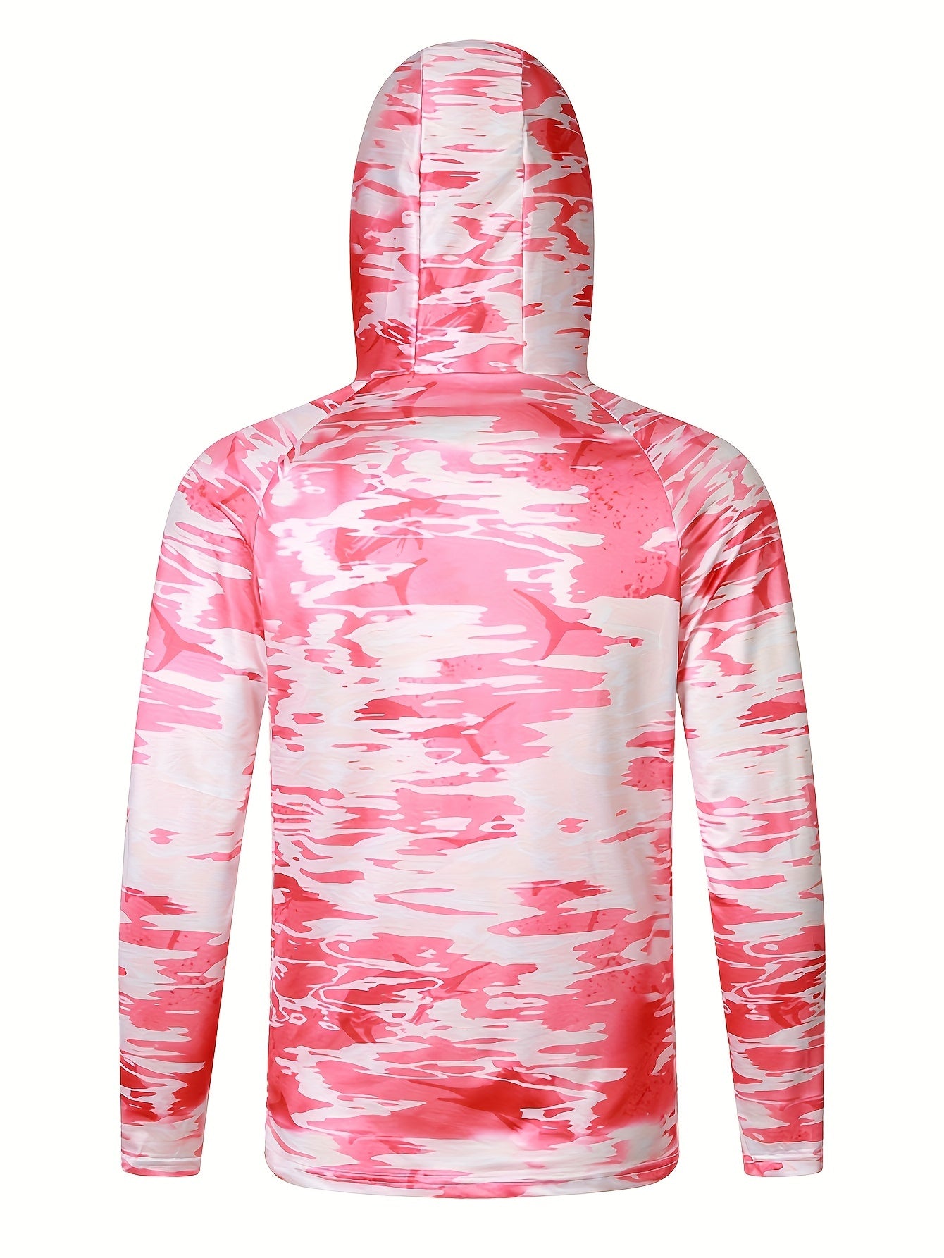 Men's Tie Dye UPF 50 Sun Protection Hoodie With Mask