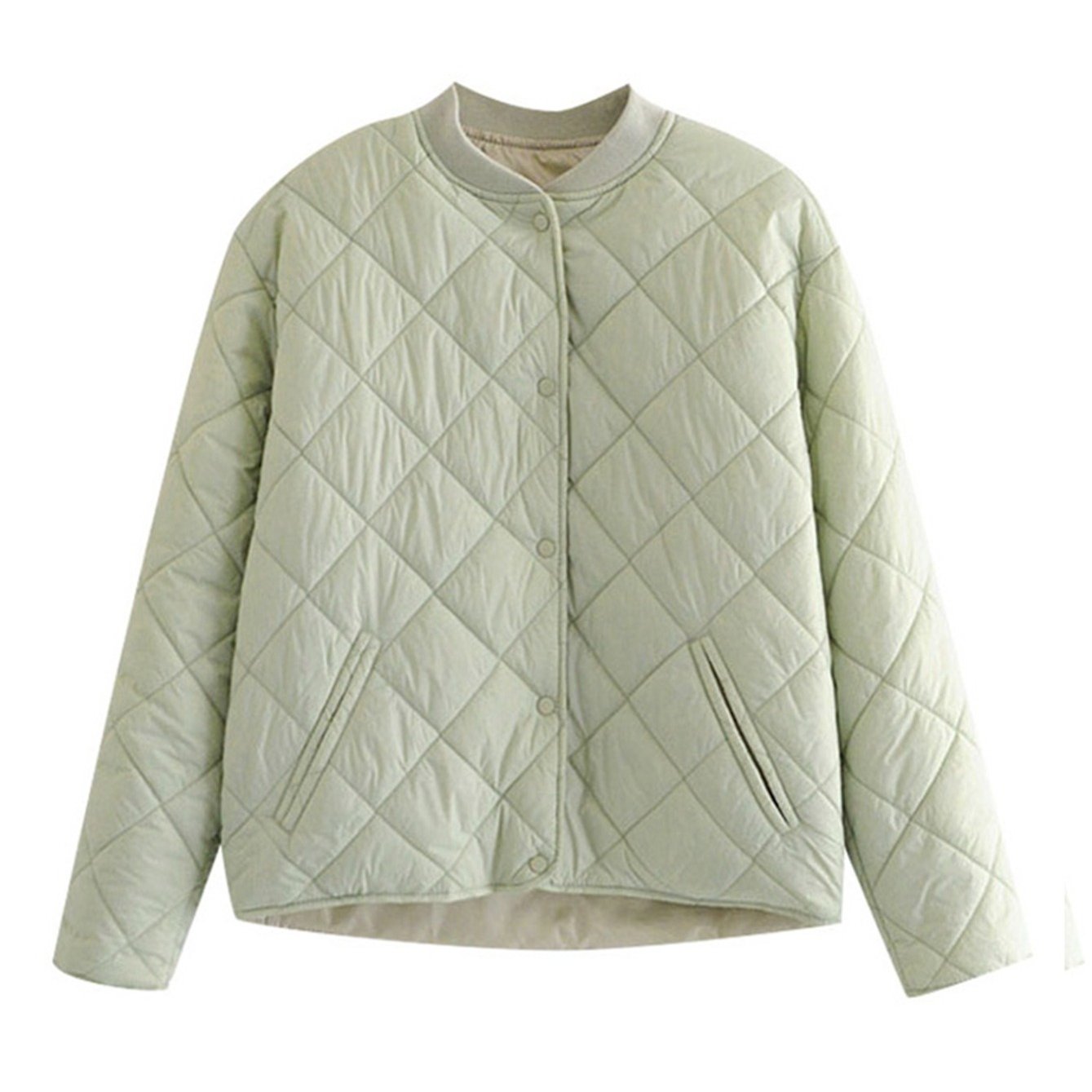 Women's Solid Pocket Long Sleeve Coat