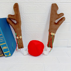 Christmas Car Reindeer Antlers & Nose Decorations Kit