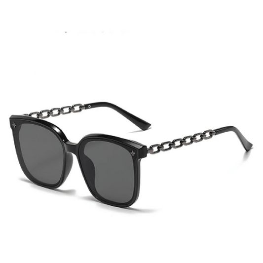 Square Polarized Sunglasses Metal Glasses UV400