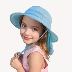 Children's Wide Brim Sun Hat UV Protection for Summer