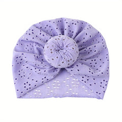 Baby Turban Hats Donut Knot Cozy Lovely Soft Head Wraps Caps For Newborn