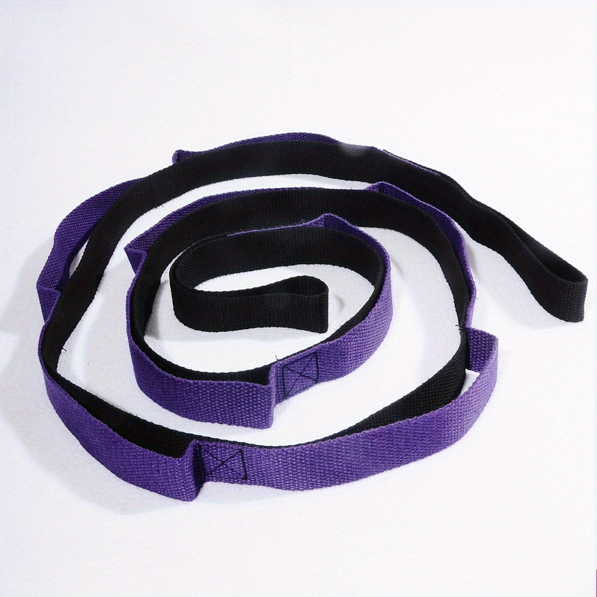 Yoga Stretch Strap for Pilates Dance Physical Therapy Non Elastic Loops