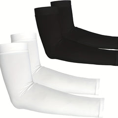 Cooling Arm Sleeves with UV Protection and Thumb Hole for Men Women and Youth