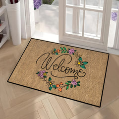 Welcome Mat Front Door Outdoor Entrance Non-slip Mat