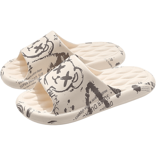 Men's Slip On Slides in Assorted Colors for Home and Outdoor Use