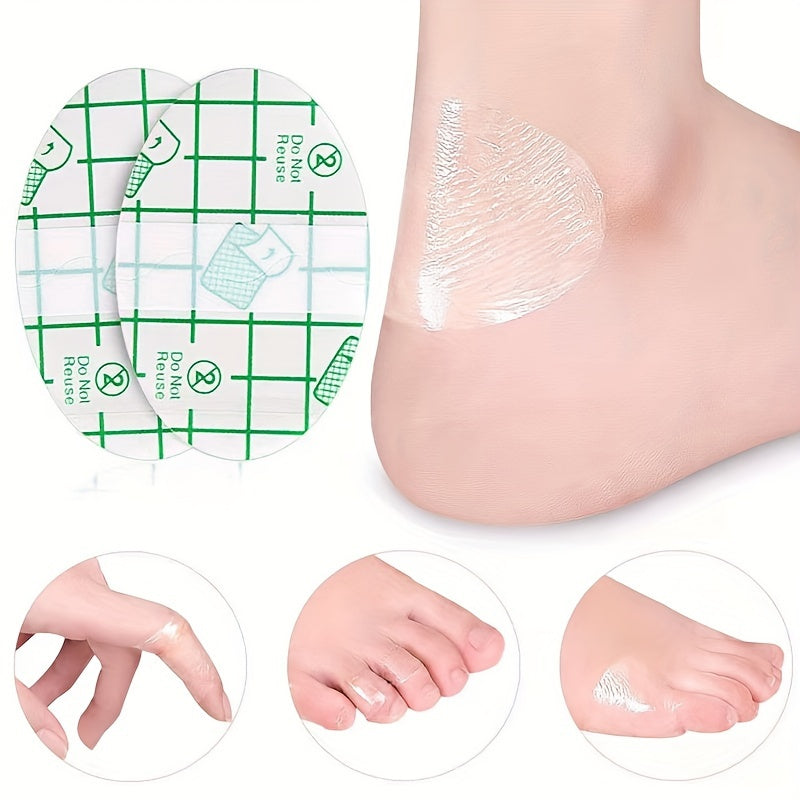 20pcs Anti-friction Heel Stickers Gel Foot Stickers