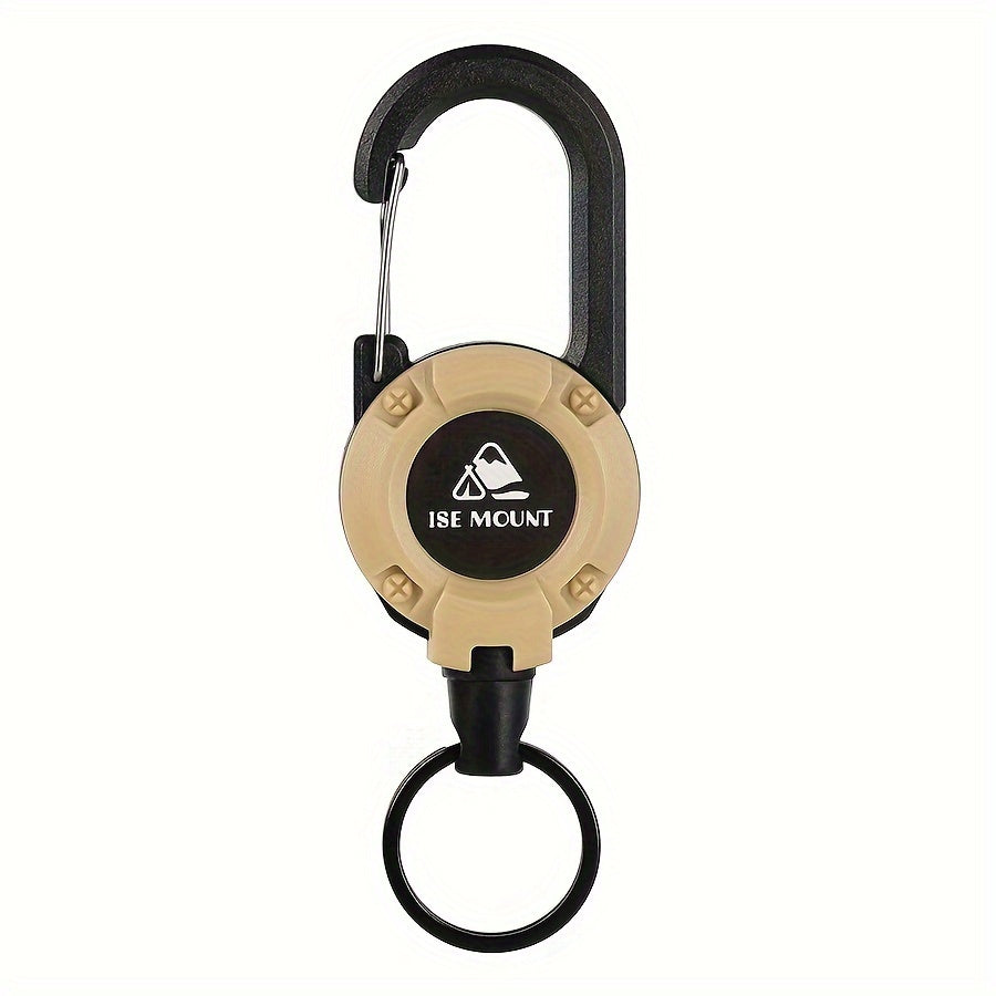 Retractable Carabiner Keychain for Camping