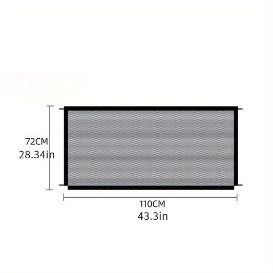 Portable Mesh Baby & Pet Gate for Stairs Doorways Indoors Outdoors