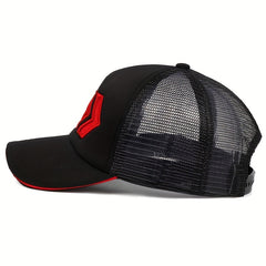 Hip Hop Embroidery Trucker Hat Mesh Baseball Cap Sunscreen Dad Hats