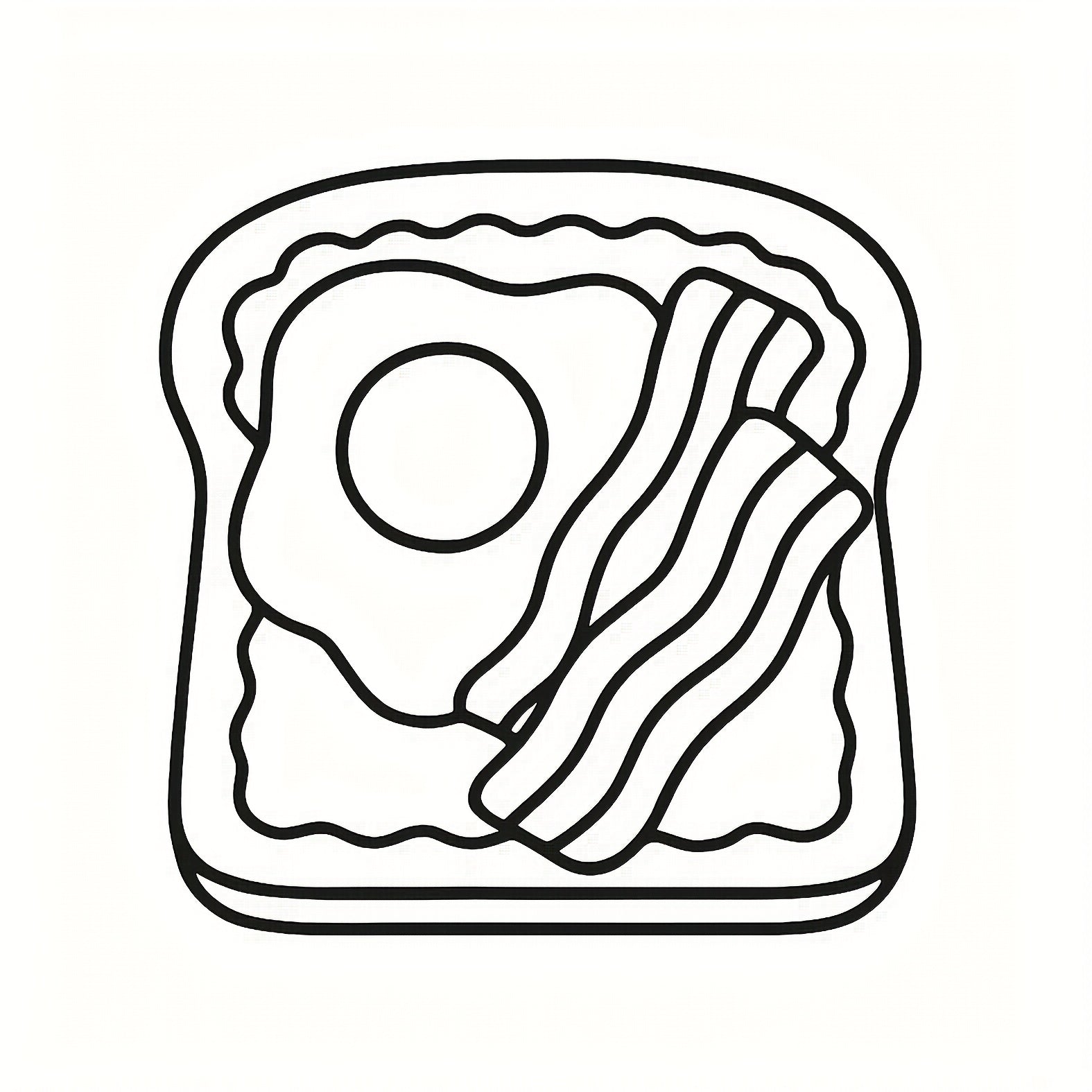 Food & Snack Coloring Book - Perfect Gift for Family & Friends