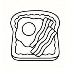 Food & Snack Coloring Book - Perfect Gift for Family & Friends