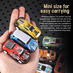12pcs Metal Pull Back Toy Cars Mini Die Cast Race Cars Vehicles Bulk
