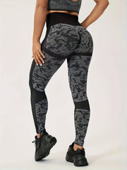 High Stretch Seamless Yoga Pants Slim Fit Seamless Yoga Leggings