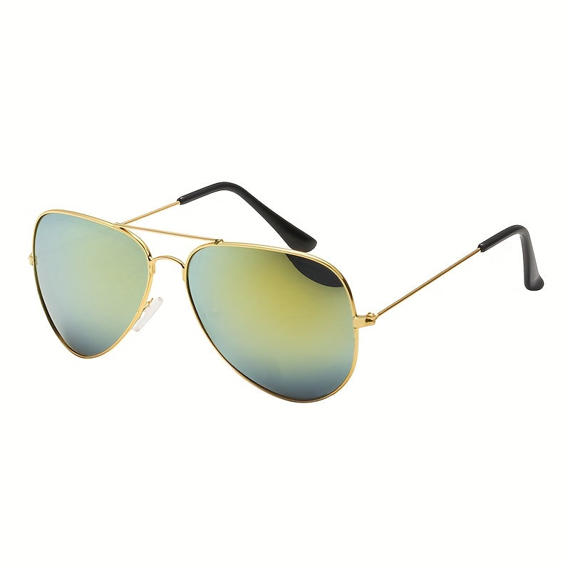 Men's Polarized Aviator Sunglasses with Glasses Case