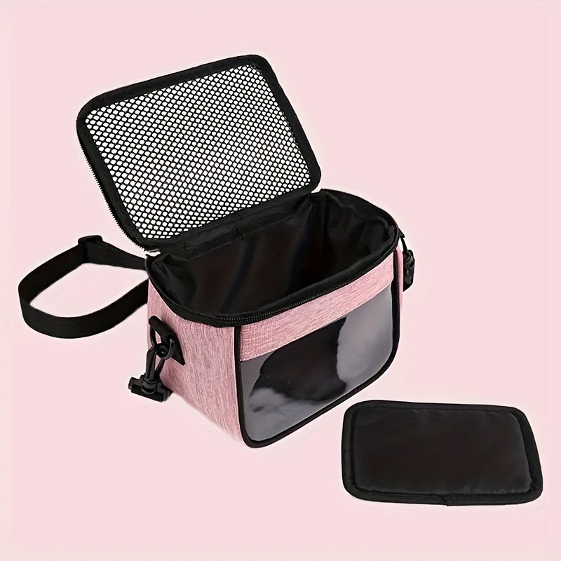 Portable Breathable Hamster Carrier Bag Adjustable Strap for Small Animals