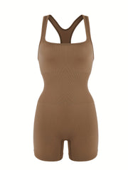 High Stretch Seamless Yoga Jumpsuit Slim Fit Sports Bodysuit
