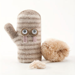 Kids Winter Warm Knitted Gloves Christmas Halloween Gloves