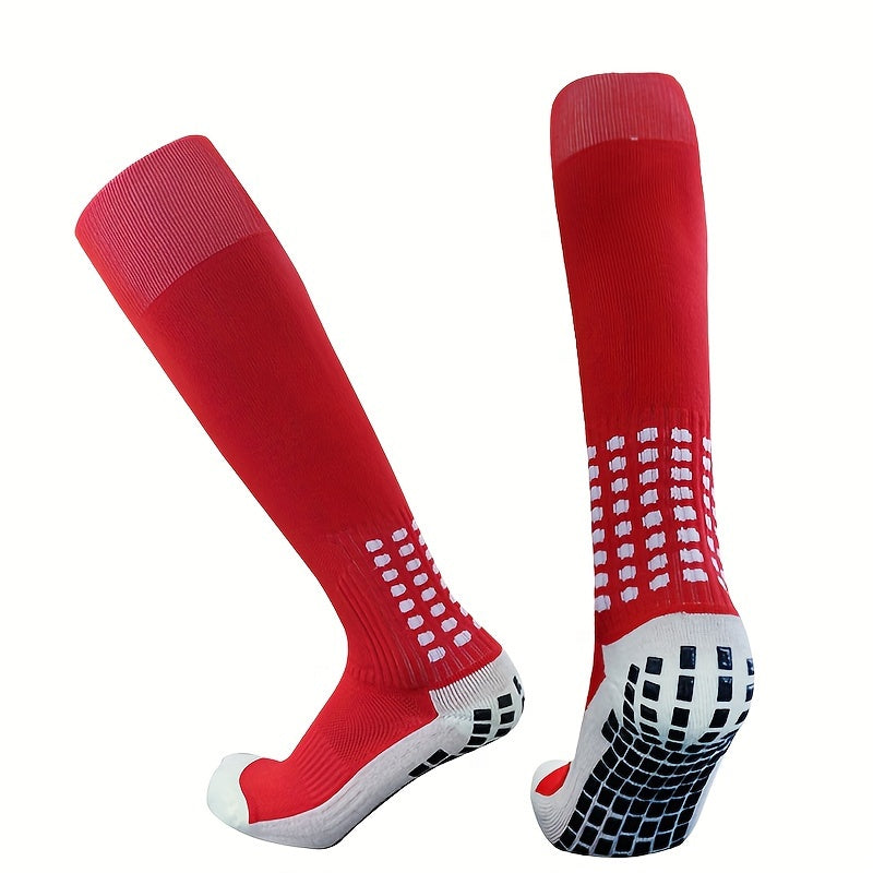 Men's Non-Slip Soccer Socks Athletic Football Grip Socks