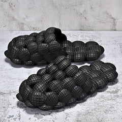 Massage Bubble Slides Cushioned Spa Slippers Golf Ball Slides Cloud Slippers