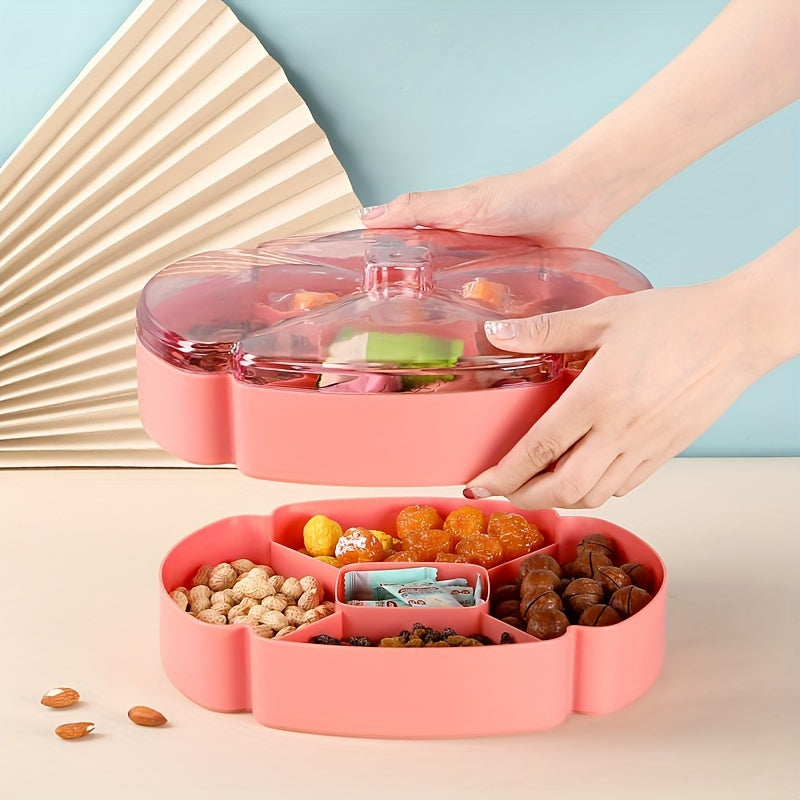 Plastic Food Storage Container Tray with Lid