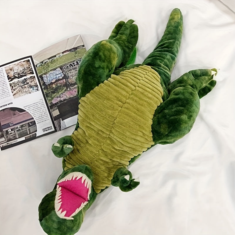Boys Dinosaur Shaped Plush Backpack w/ Belt - Gift
