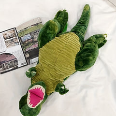 Boys Dinosaur Shaped Plush Backpack w/ Belt - Gift