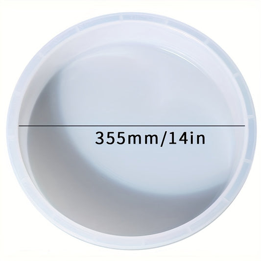 Large Round Tray Table Resin Molds 35x56cm