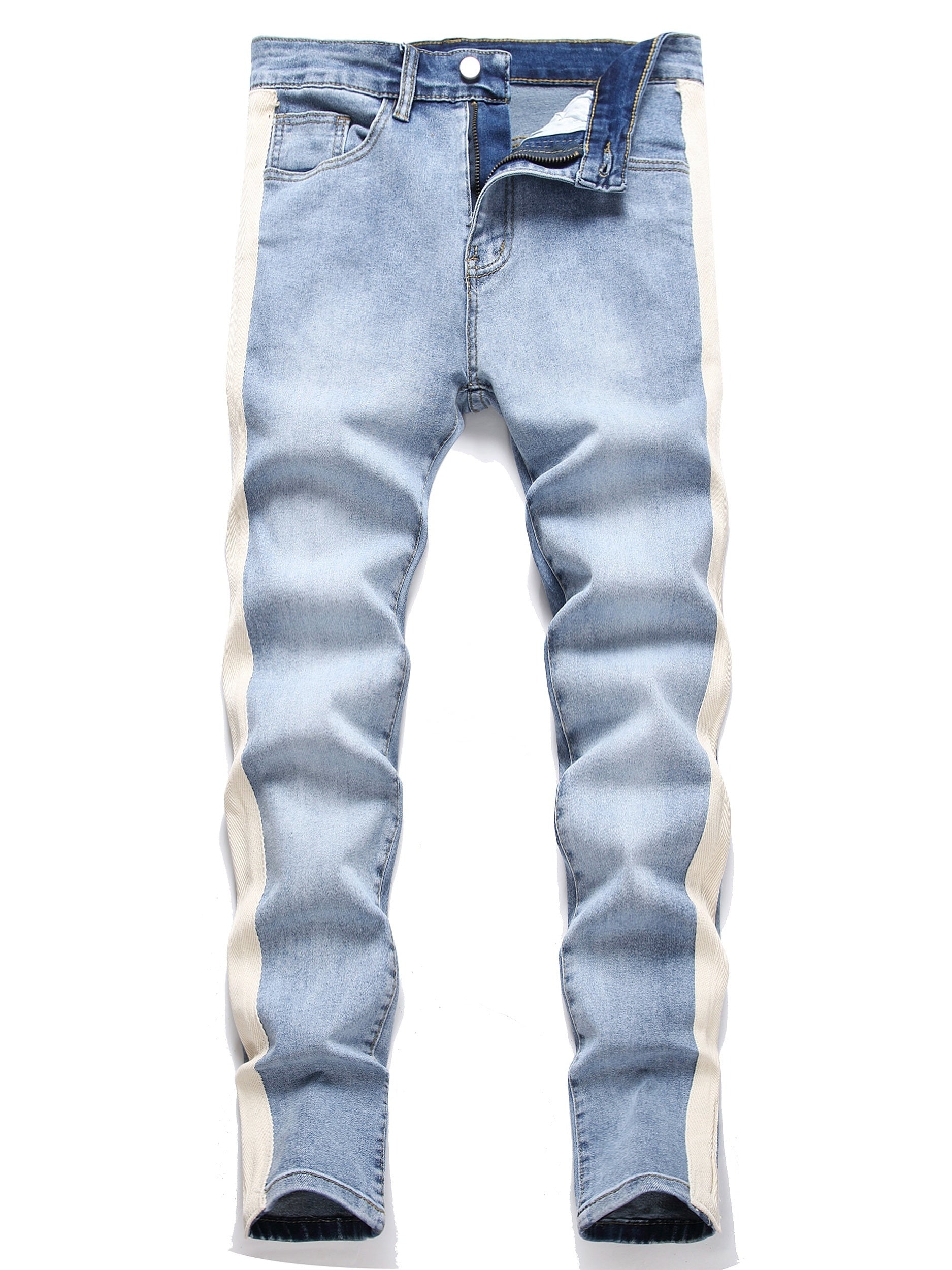 Classic Jeans Men's Stretch Denim Pants Spring Summer