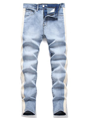 Classic Jeans Men's Stretch Denim Pants Spring Summer