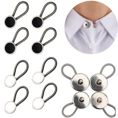10pcs Metal Collar Buttons Extenders Elastic Neck Extender Wonder Button
