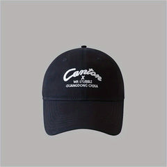 Woven Duck Tongue Cap with Big Brim Baseball Cap for Running