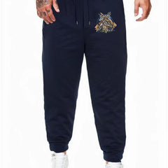 Knight Comfy Drawstring Joggers Men's Casual Loose Fit Pants