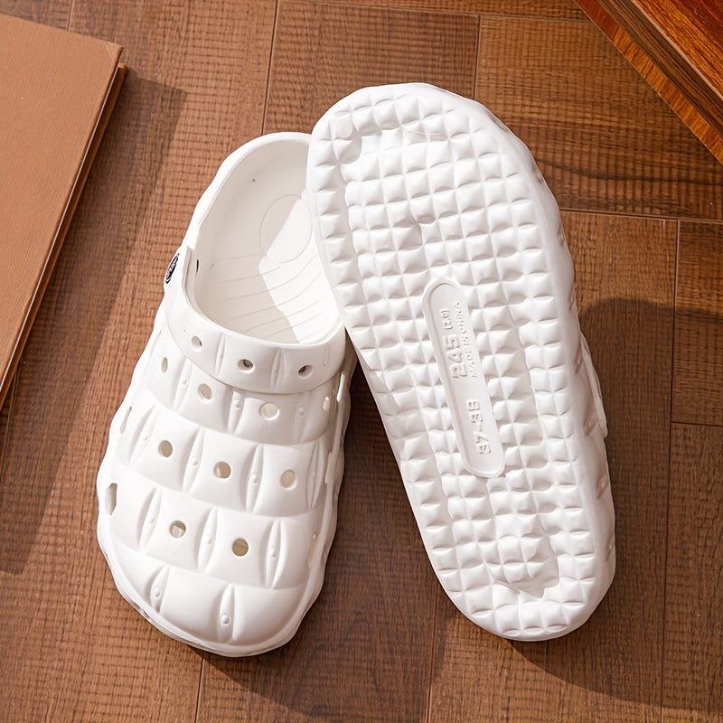 Women's Solid Clogs Casual Hollow Out Lightweight Garden Shoes