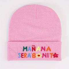 Colorful MANANA Jacquard Beanie Unisex Y2K Knit Hat
